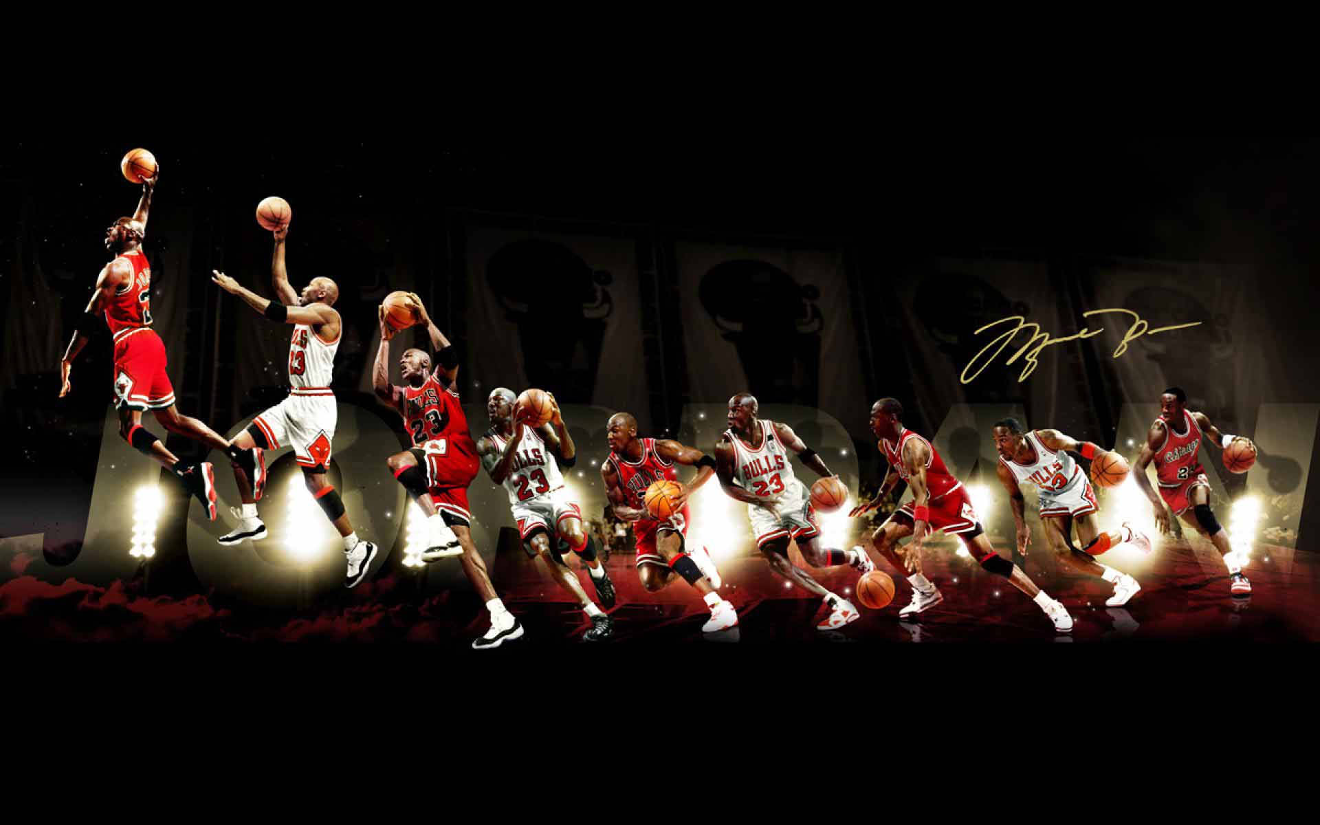 De største Michael Jordan basketballsporte Wallpaper