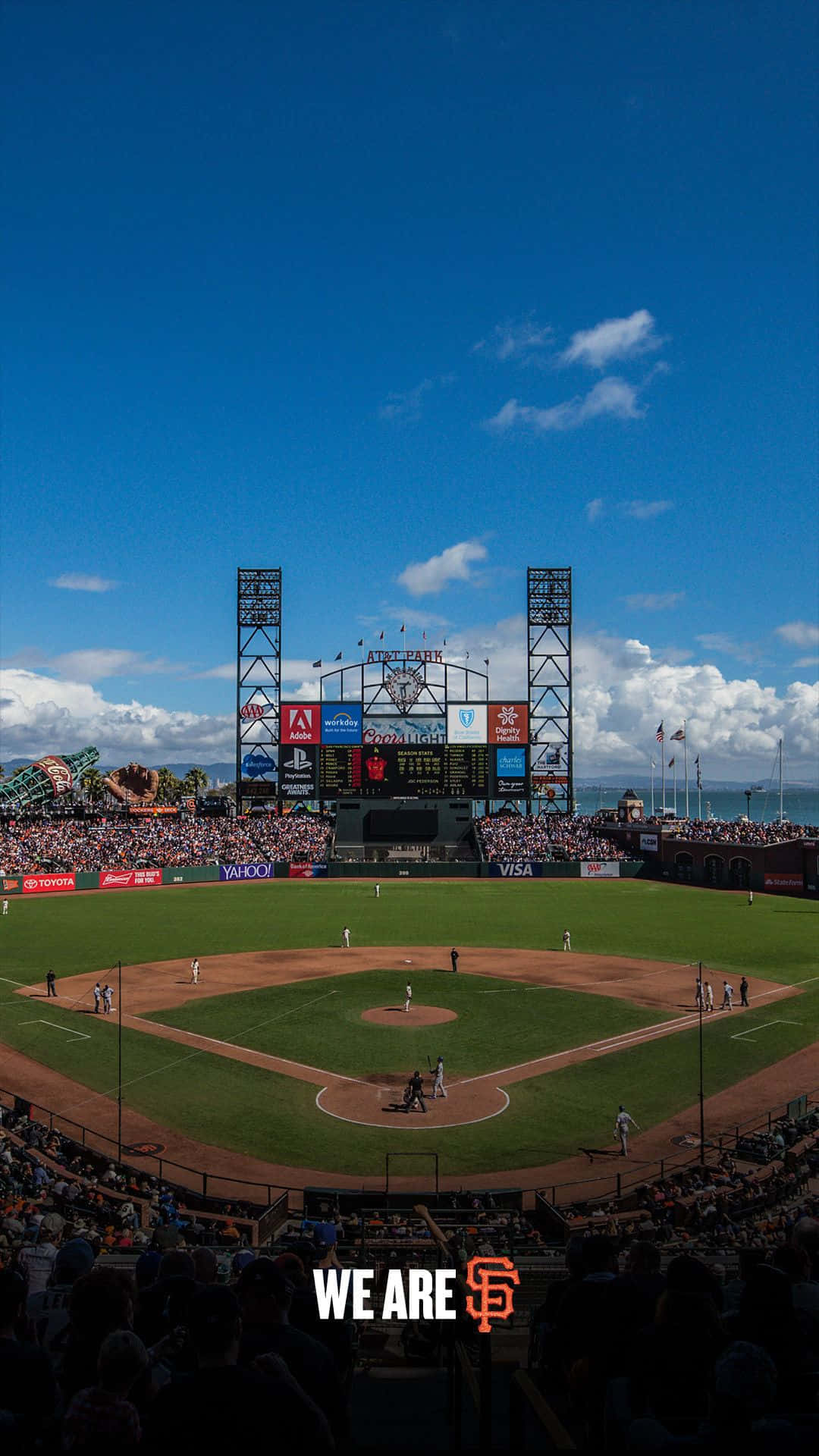 San Francisco Giants Baseball Stadium Wallpaper