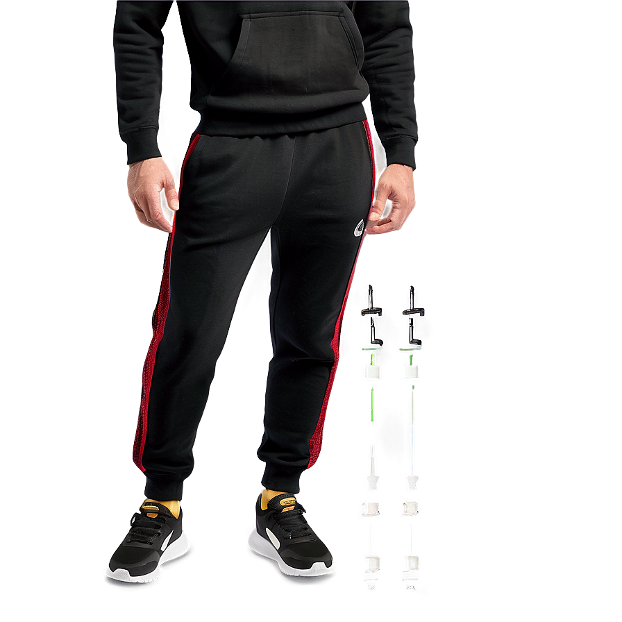 Sporty Black Sweatpants Png 63 PNG