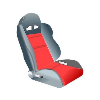 Sporty Car Seat Icon PNG