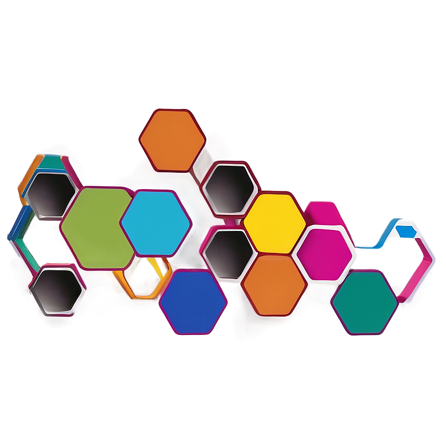 Sporty Hexagon Pattern Png Xni38 PNG