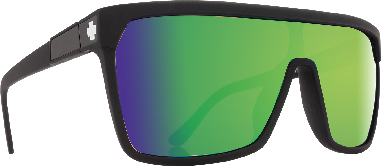 Sporty Sunglasses Green Blue Gradient Lens PNG