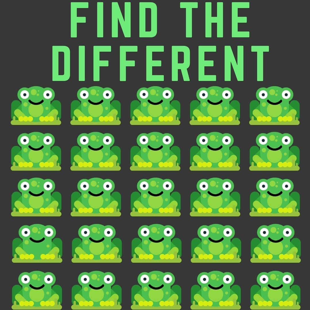 Find The Different Frogs