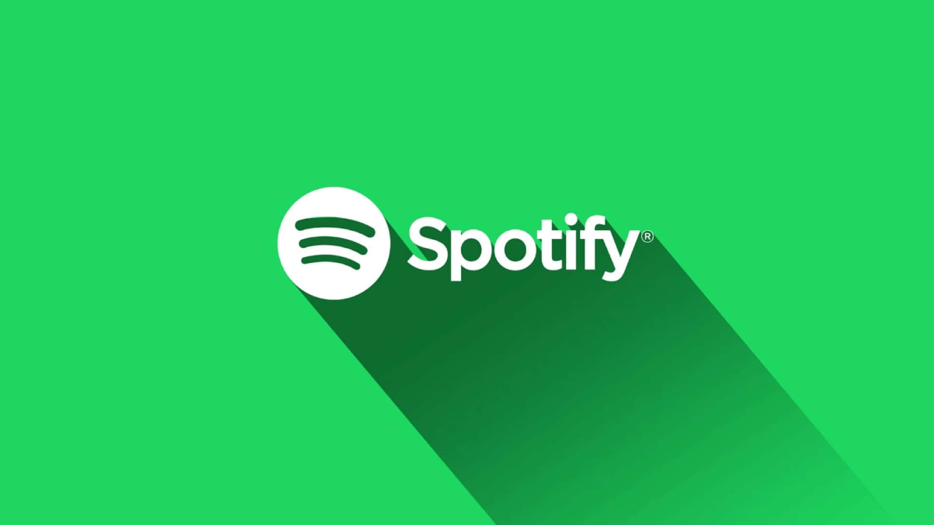 Logotipode Spotify Sobre Un Fondo Verde