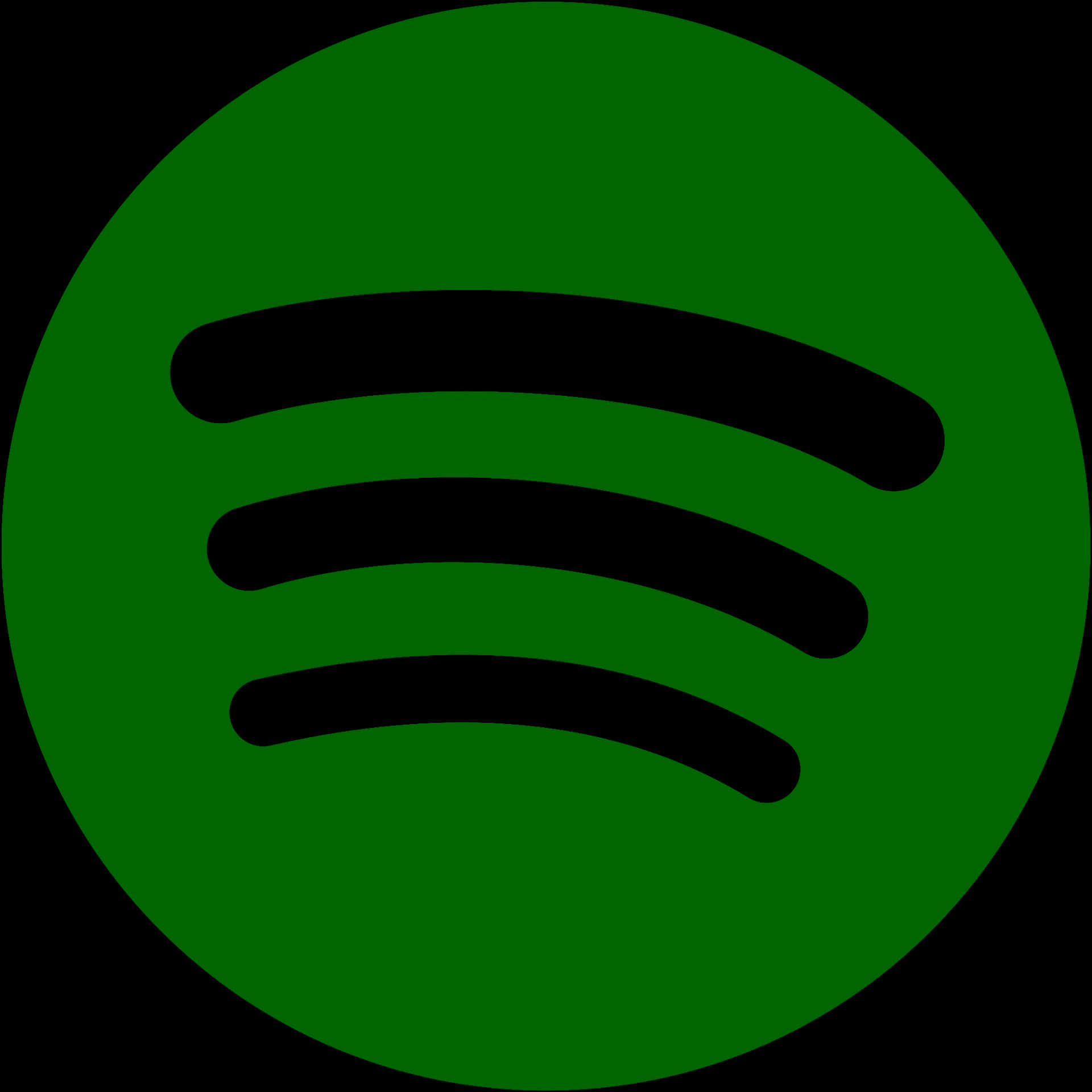 Spotify Logo Green Background PNG