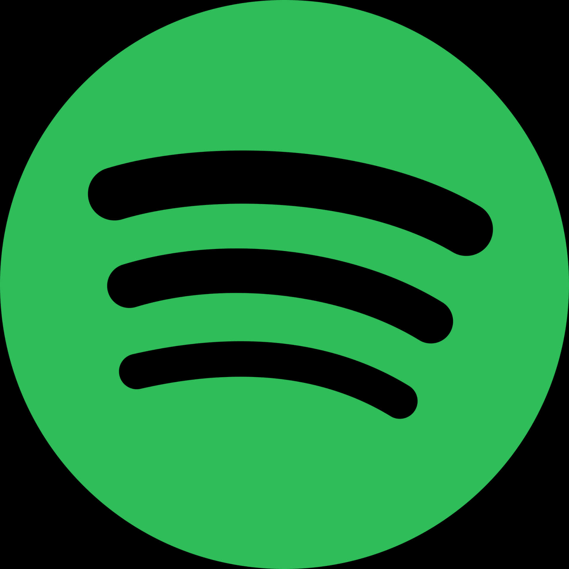 Spotify Logo Green Background PNG