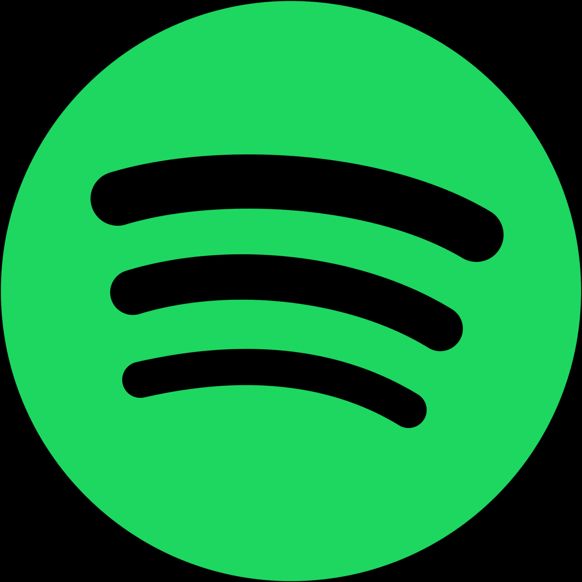 Download Spotify Logo Green Background | Wallpapers.com