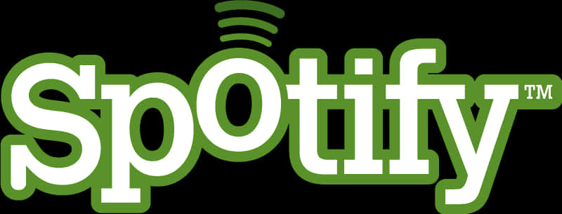 Spotify Logo Greenand White PNG