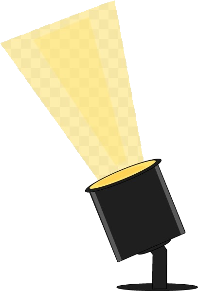 Spotlight Illumination Vector PNG