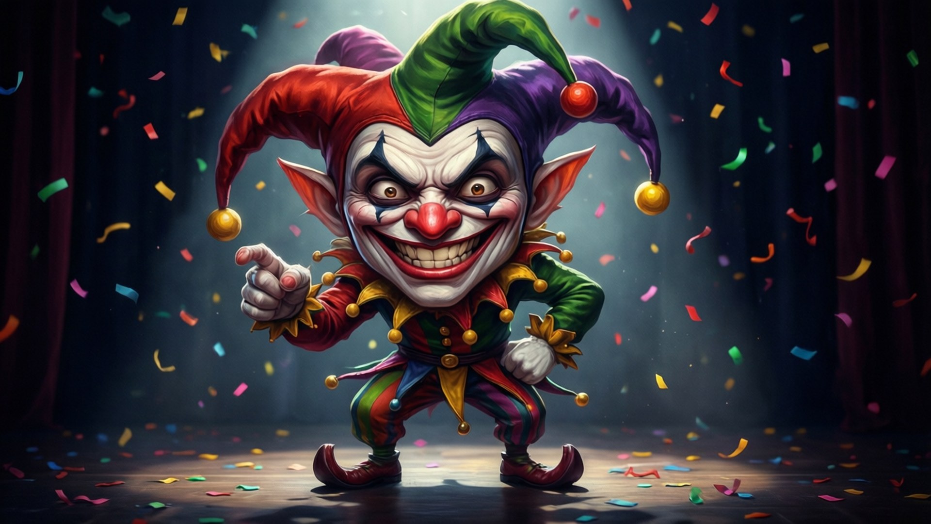 Spotlight Jester Bakgrundsbilder