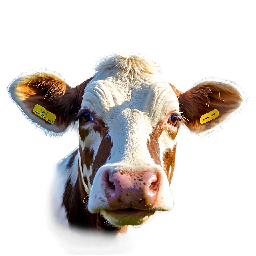 Spotted Cow Face Png 51 PNG