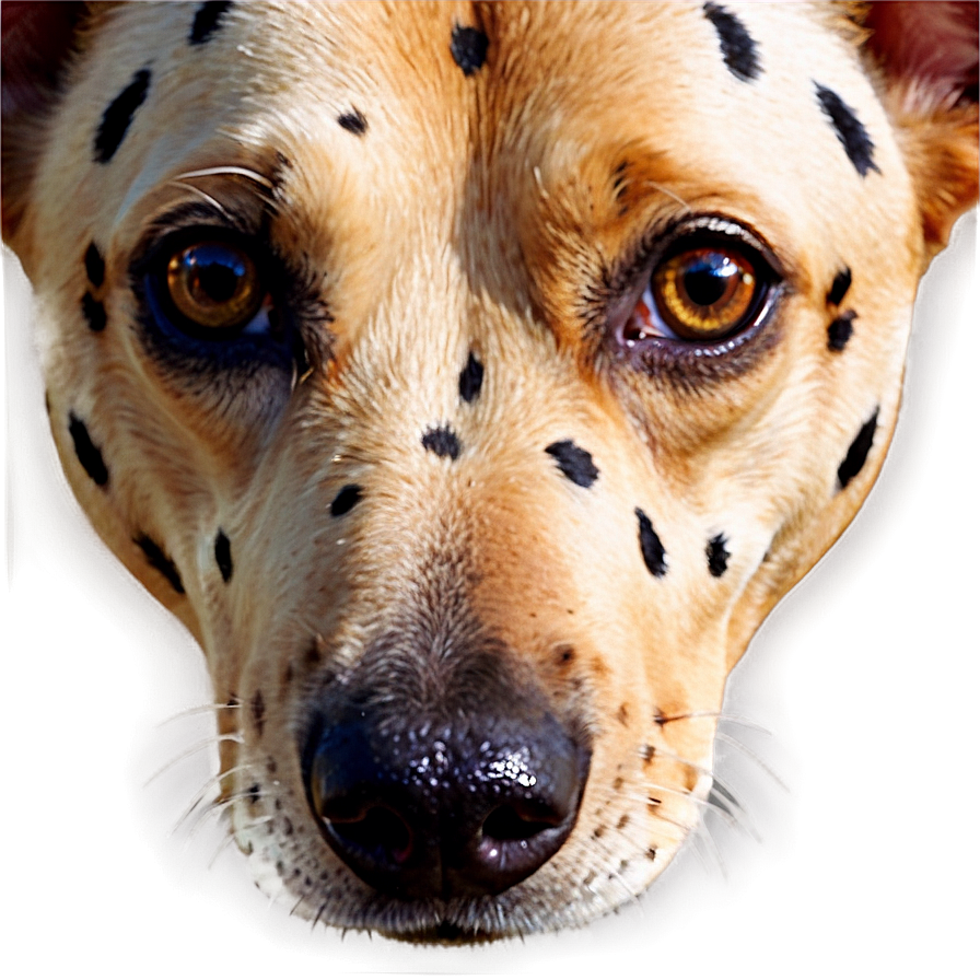 Spotted Dog Face Pattern Png 06212024 PNG