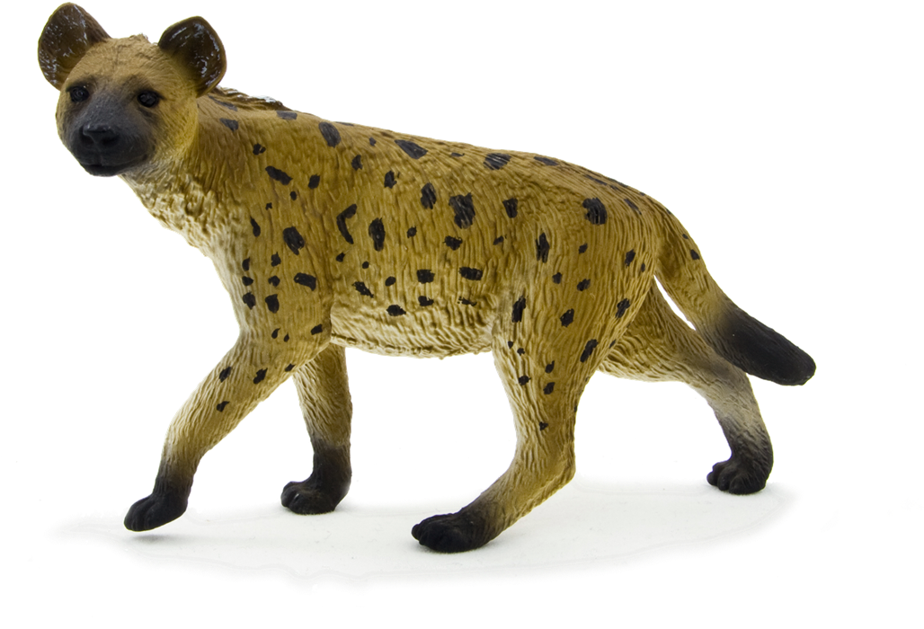 Download Spotted Hyena Figurine Walking | Wallpapers.com