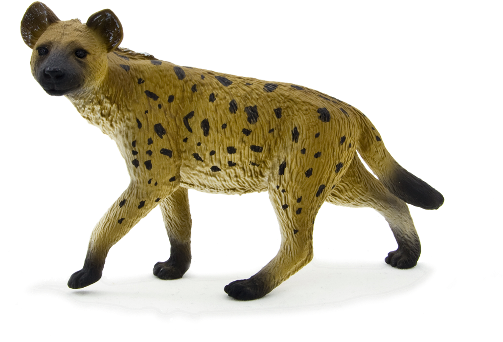 Spotted Hyena Figurine Walking PNG