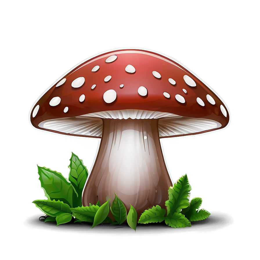 Spotted Mushroom Cartoon Png 06272024 PNG