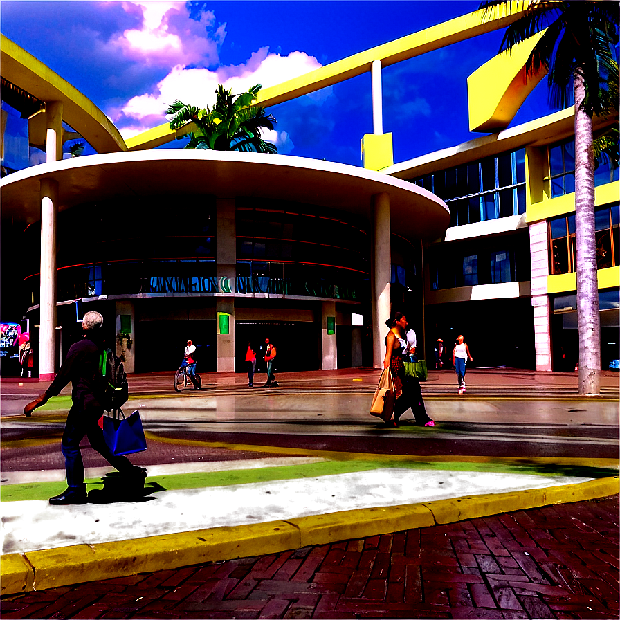 Sprawling Shopping Mall Building Png Hsi PNG