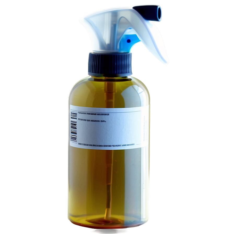 Spray Bottle With Label Png 05232024 PNG