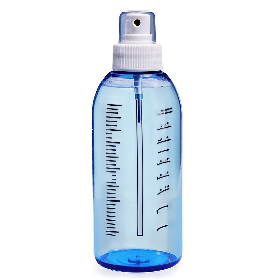 Spray Bottle With Measurements Png 05232024 PNG