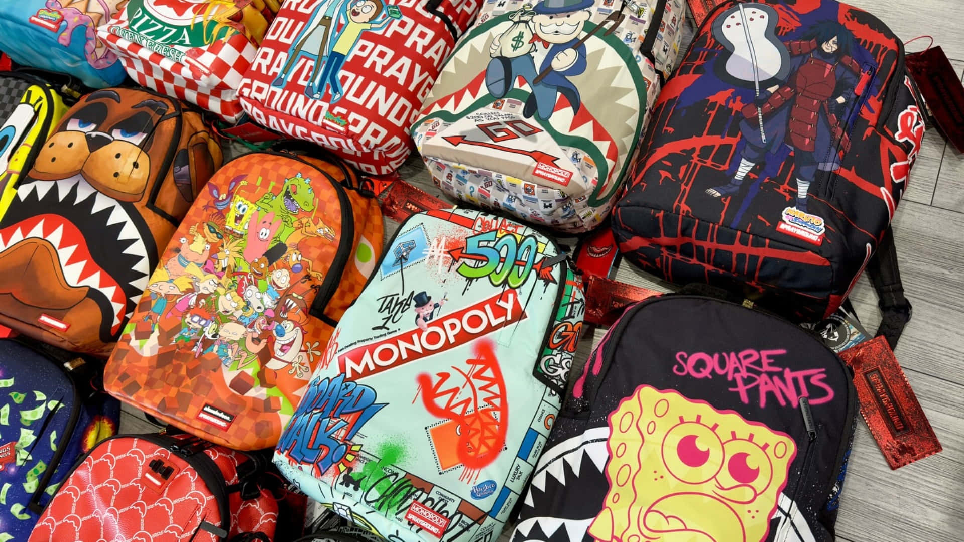 Sprayground Backpack Collection Wallpaper