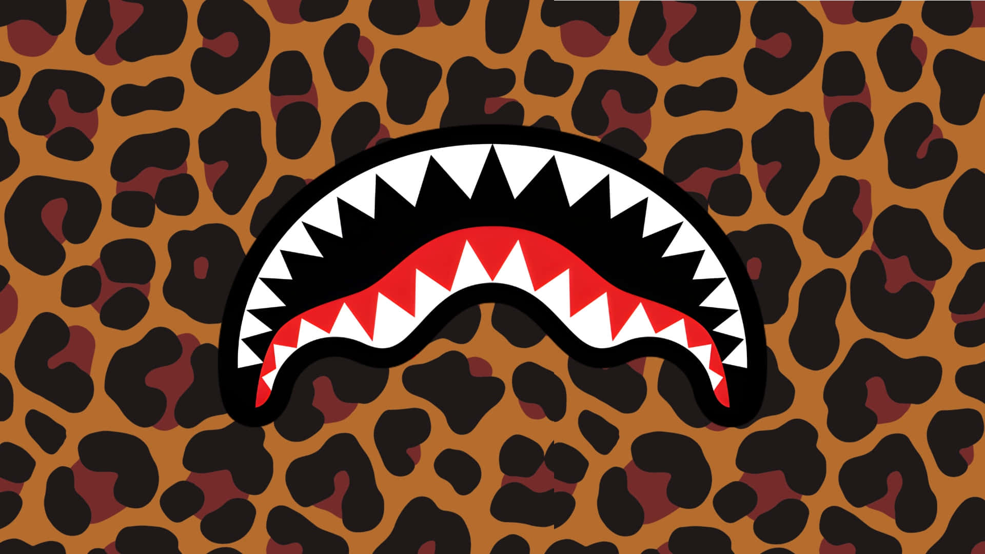 Sprayground Leopard Haj Rygsæk Wallpaper