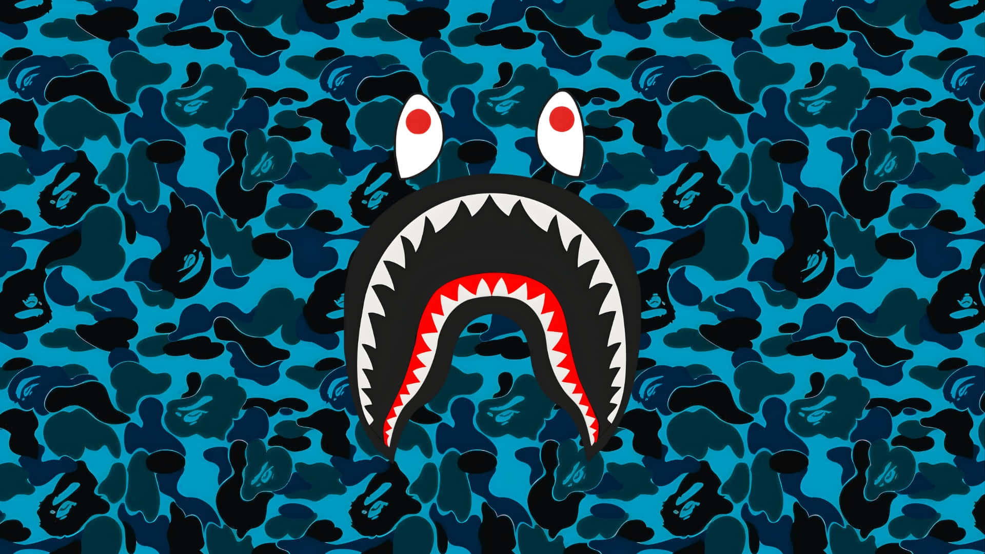 Sprayground Haj Camo Rygsæk Wallpaper