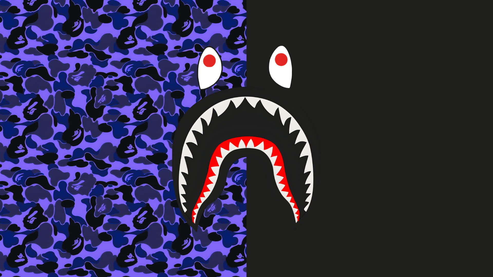 Sprayground Haj Camo Rygsæk Wallpaper