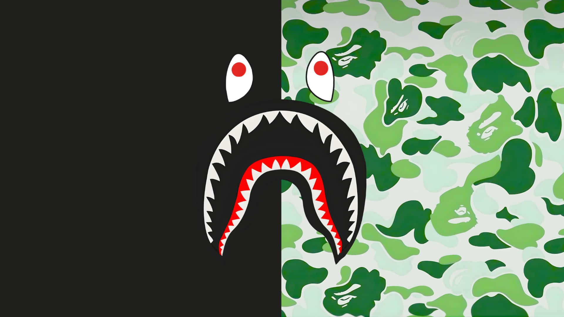 Sprayground Haj Camo Rygsæk Wallpaper
