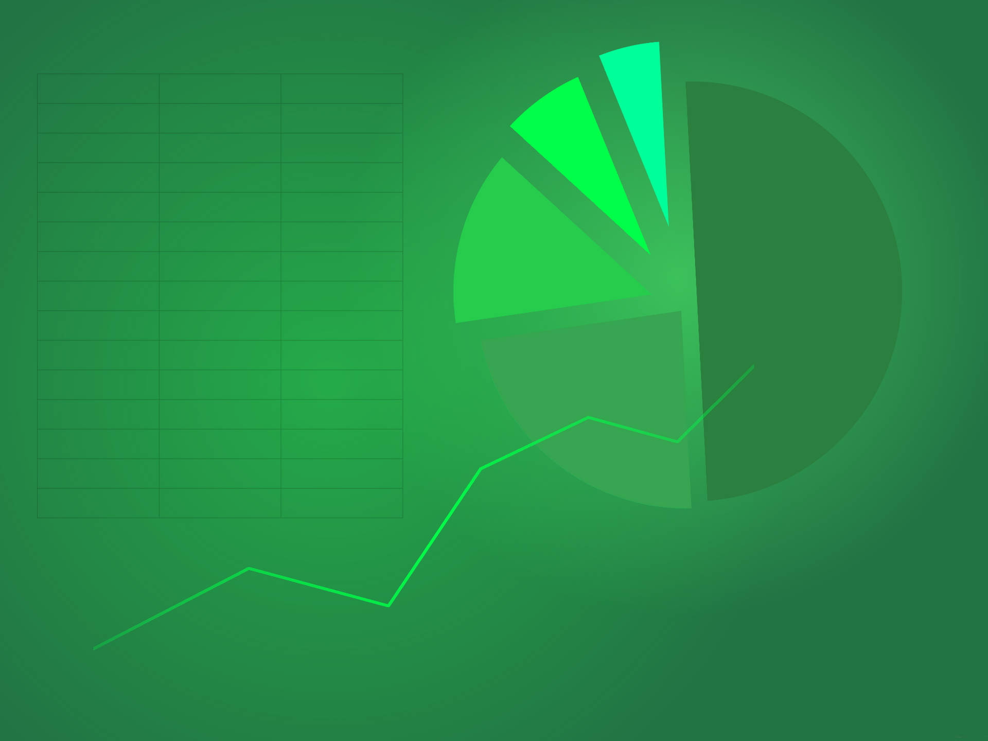 Spreadsheet Program Analysis Graph Wallpaper