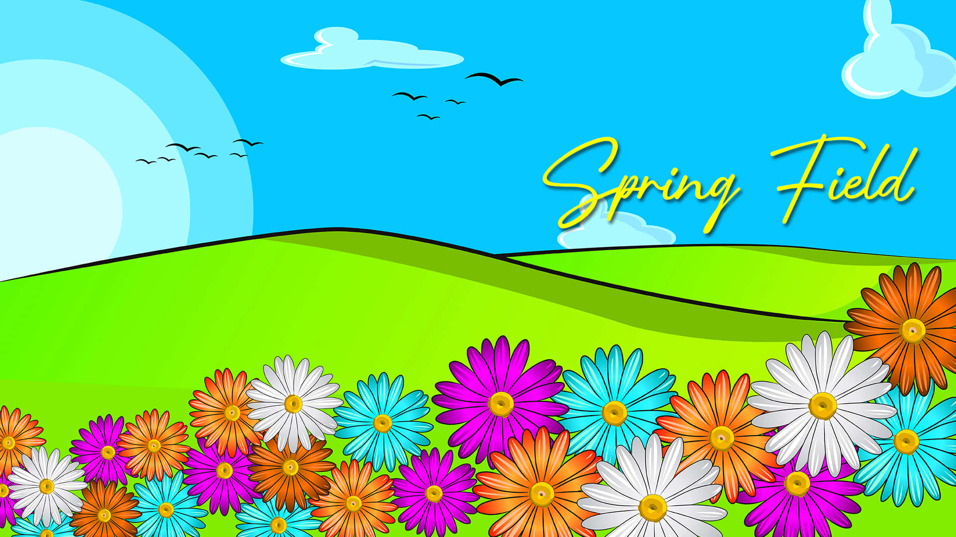 Spring 1920 X 1080 Background
