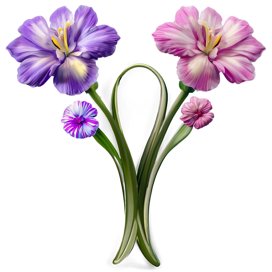 Spring Bloom Cluster Png 06272024 PNG