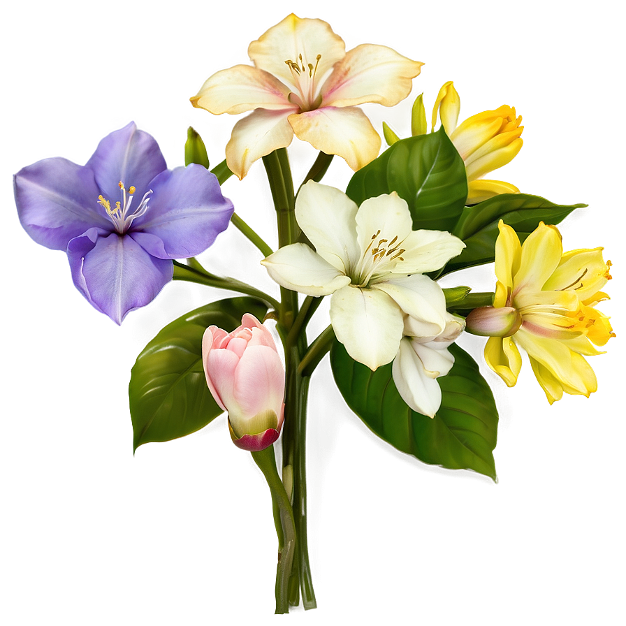 Spring Bloom Cluster Png Nkx PNG