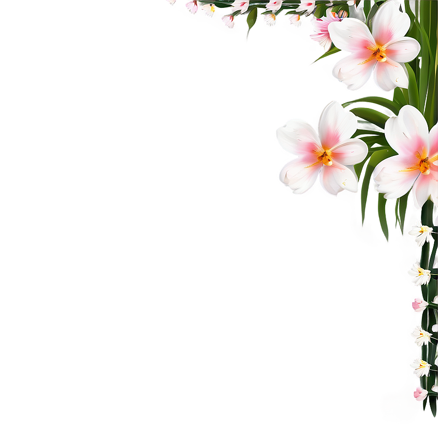 Spring Border Clipart Png 06252024 PNG