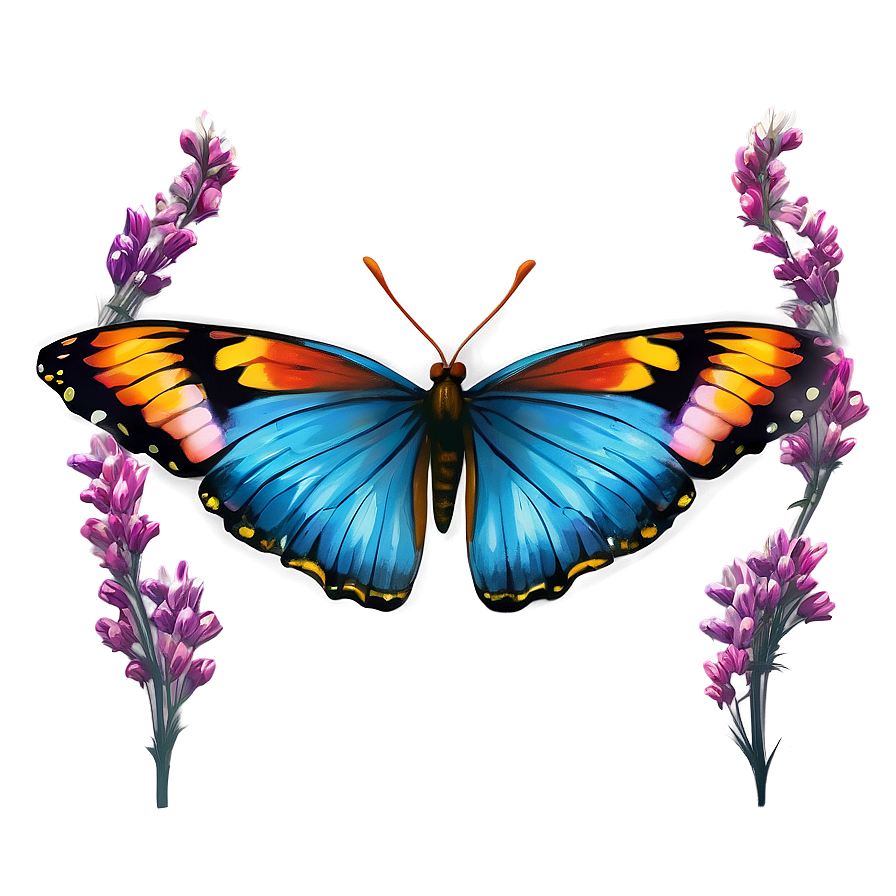 Spring Butterflies Png 05232024 PNG