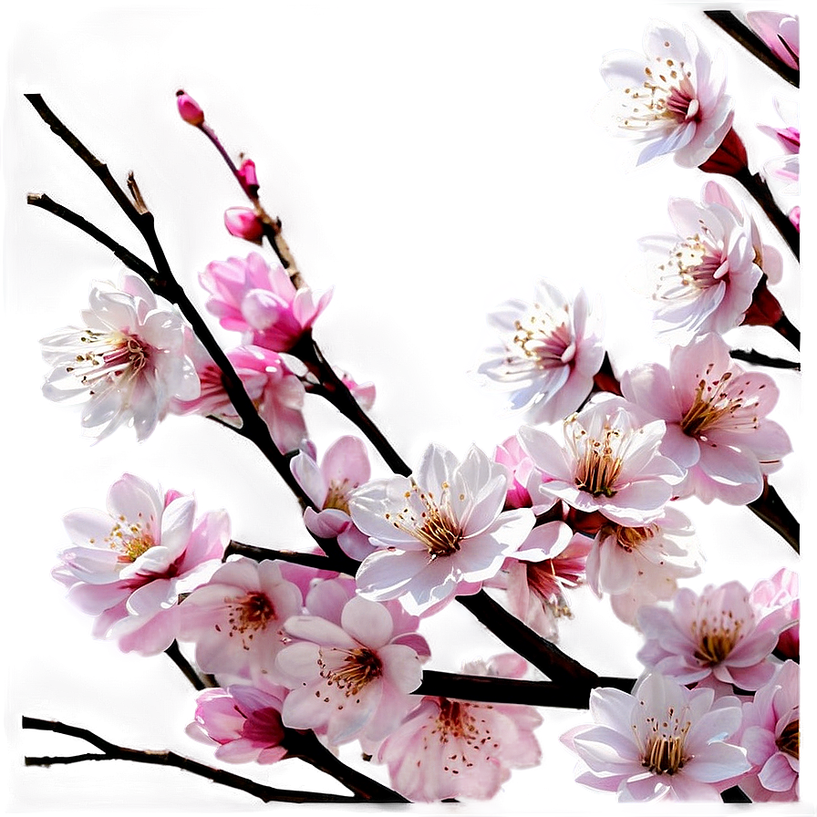 Spring Cherry Blossom Scene Png 05032024 PNG