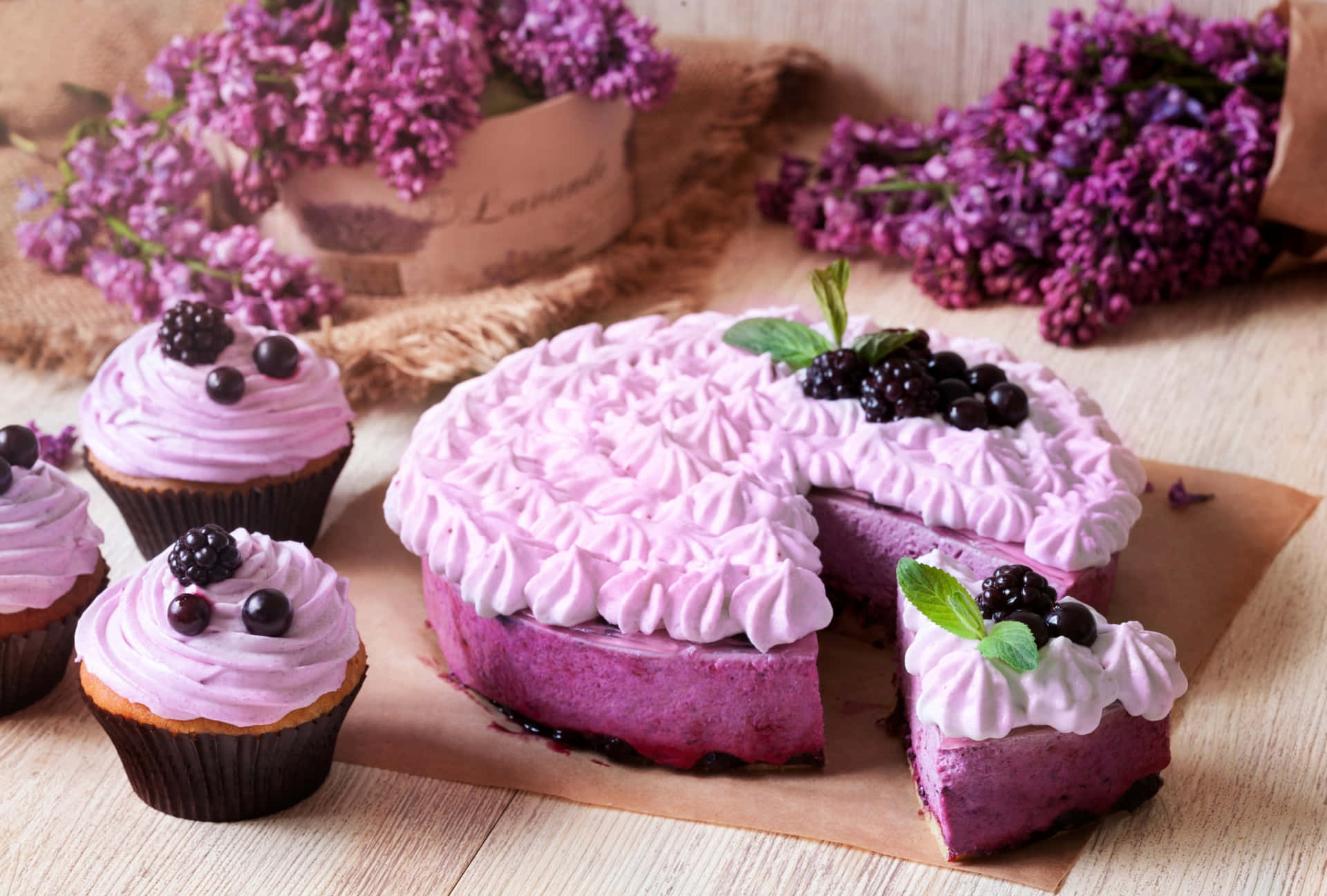 Delectable Homemade Spring Desserts Wallpaper