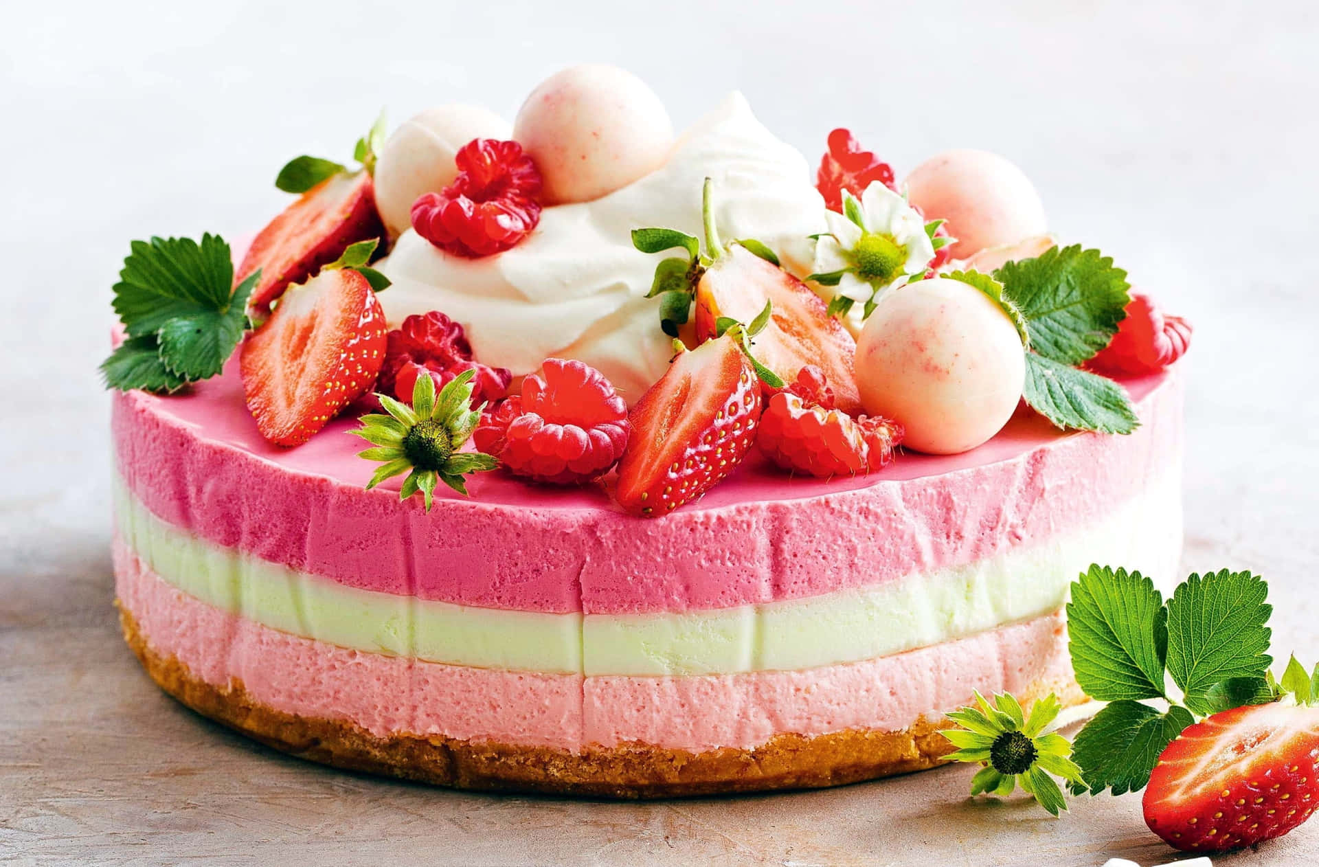 Delectable Spring Desserts with Fresh Ingredients Wallpaper