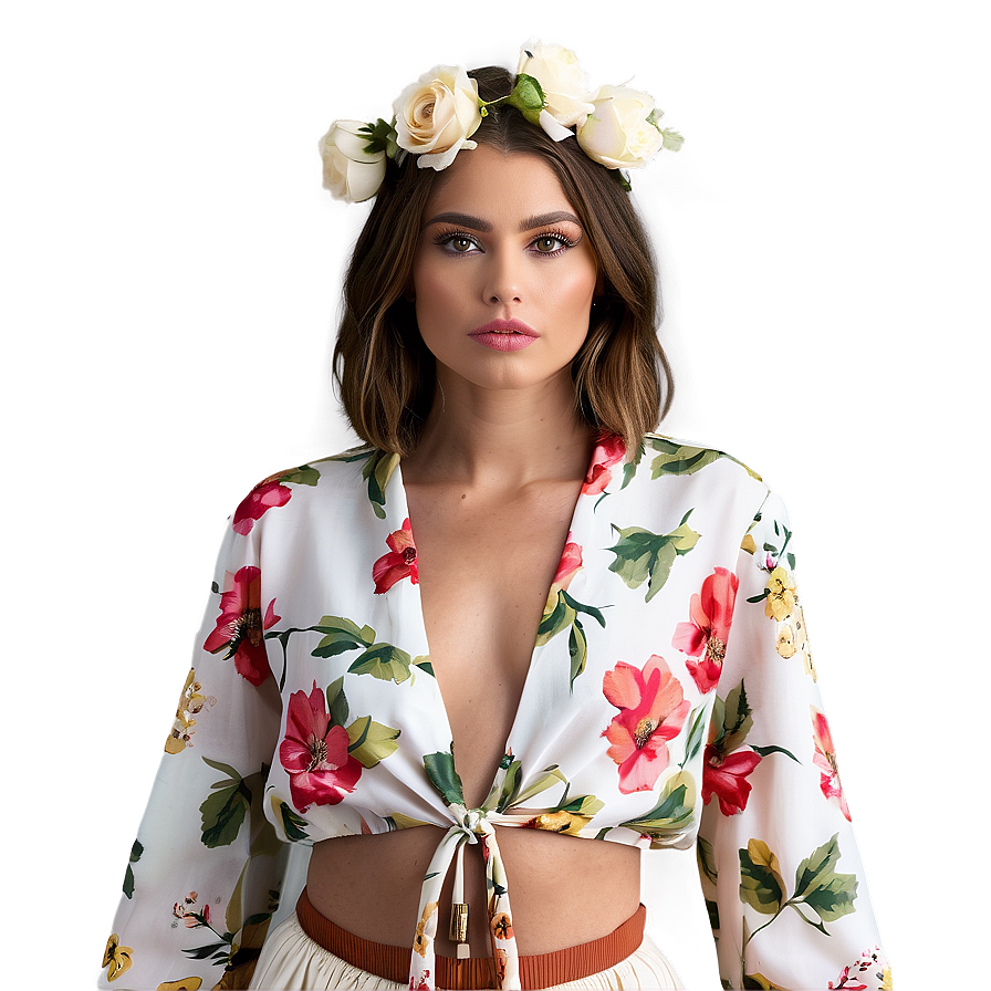 Spring Fashion Blooms Png Ewp59 PNG