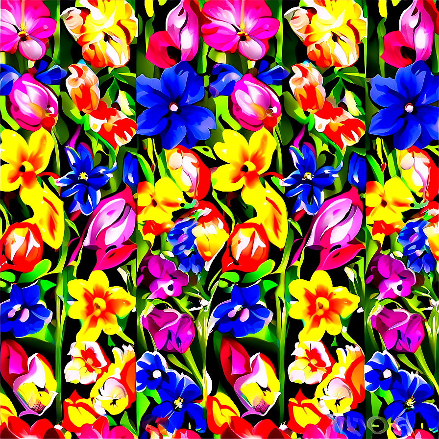 Spring Floral Pattern Png Dpw PNG