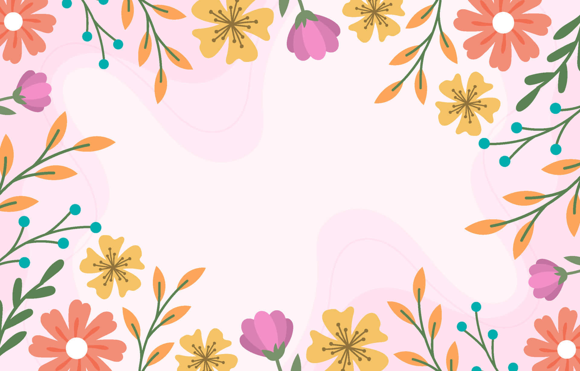 Pastel Pink Backdrop Spring Flower Background