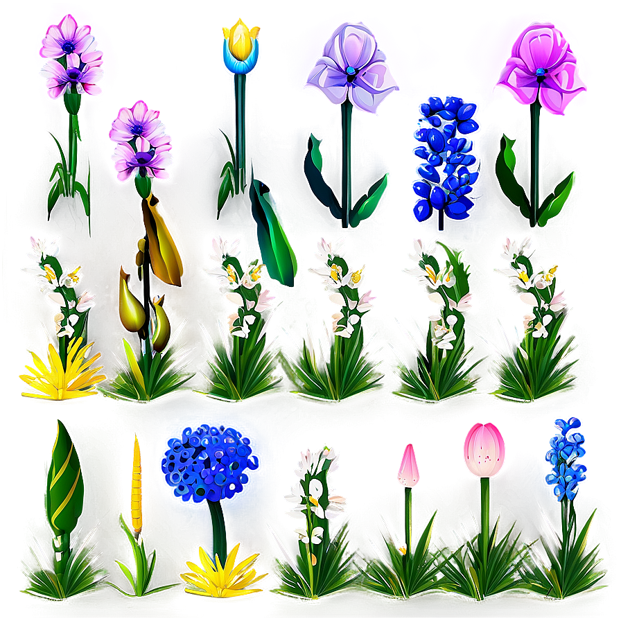 Spring Flower Meadow Png Lej26 PNG