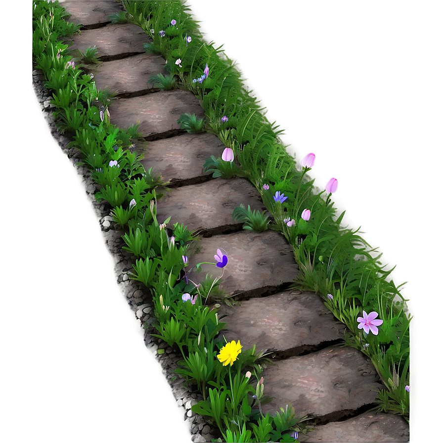 Spring Flower Path Png 06202024 PNG