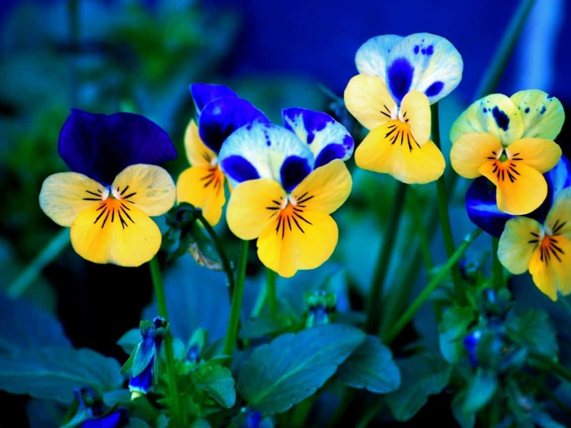 Experience the beauty of nature with these vibrant spring flowers Wallpaper