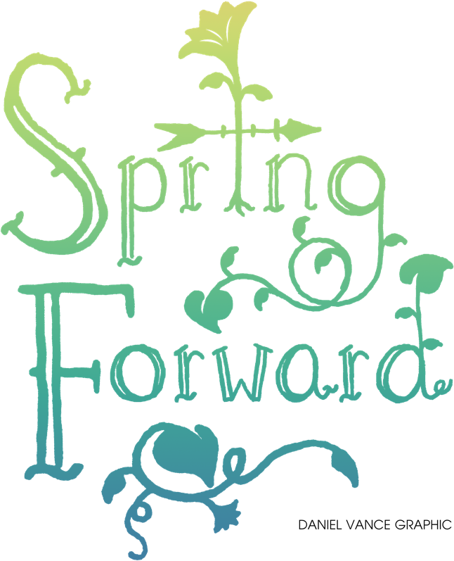 Spring Forward Graphic PNG