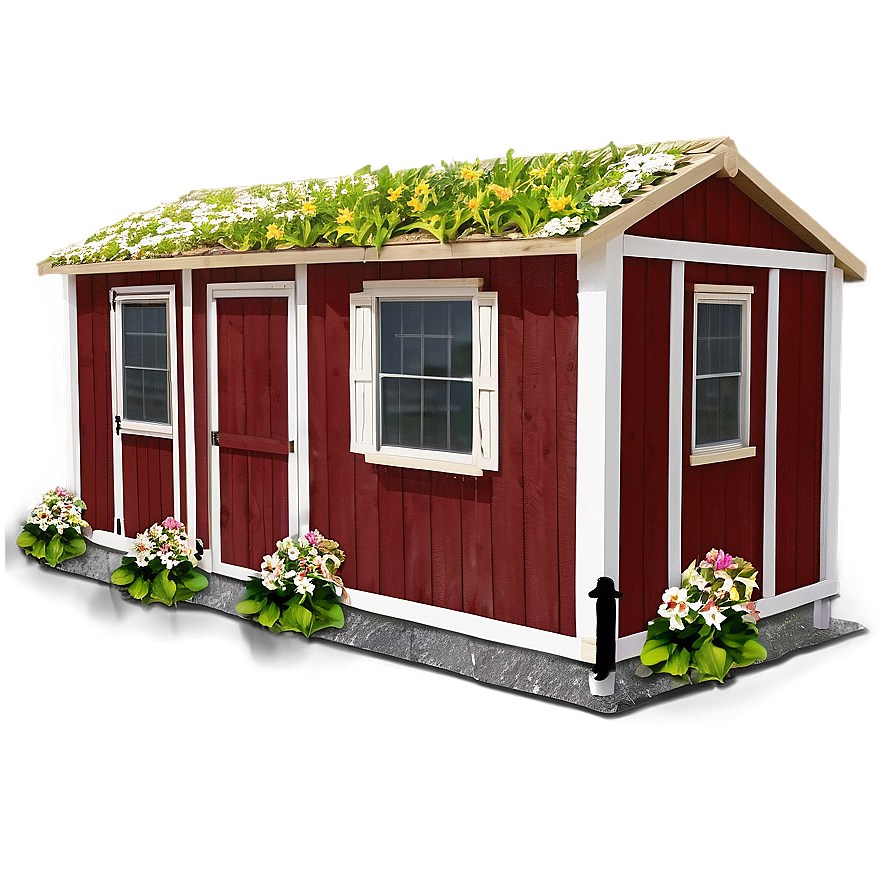 Spring Garden Shed Png Fan PNG