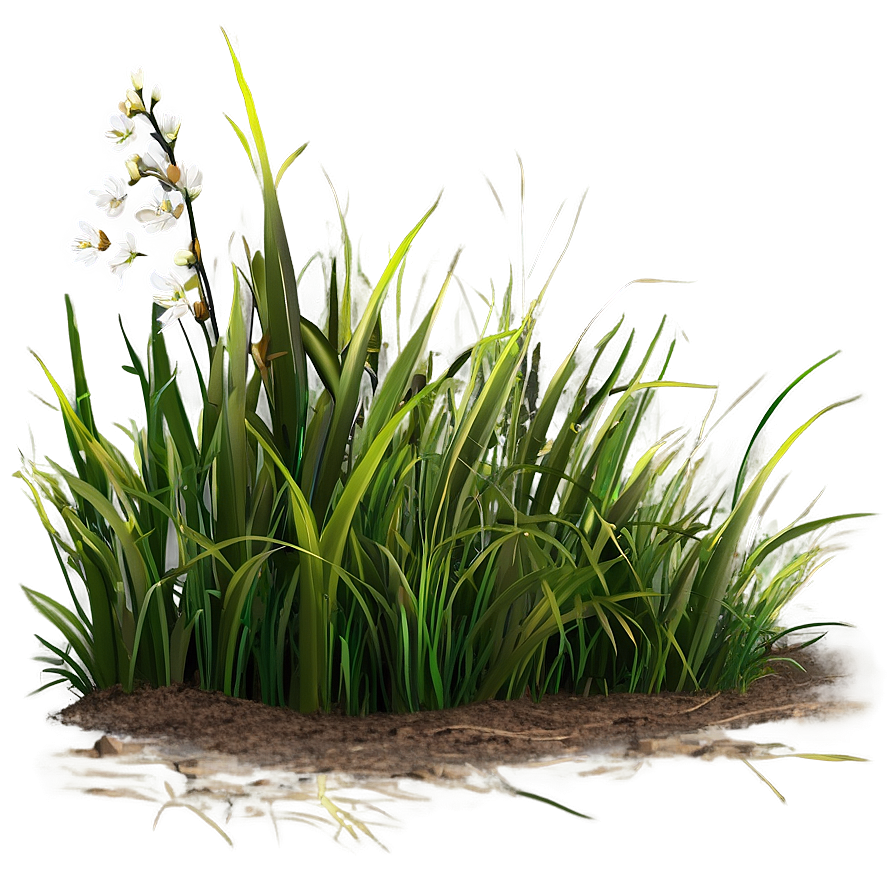 Spring Grass Landscape Png 04292024 PNG