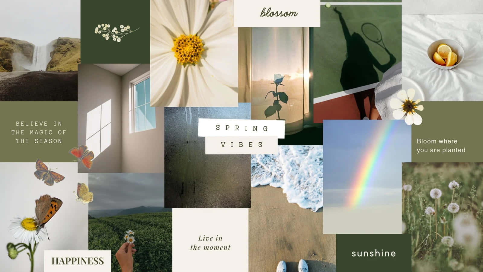 Download Spring Inspiration Collage Wallpaper | Wallpapers.com