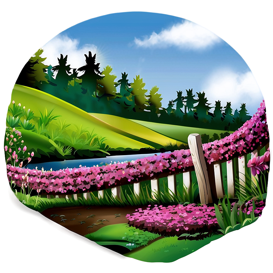 Spring Landscape Png 2 PNG