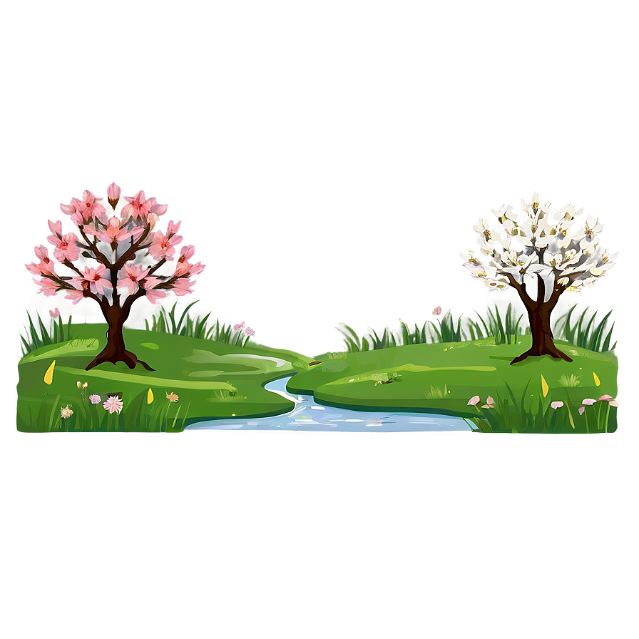 Spring Landscape Png Cpl36 PNG