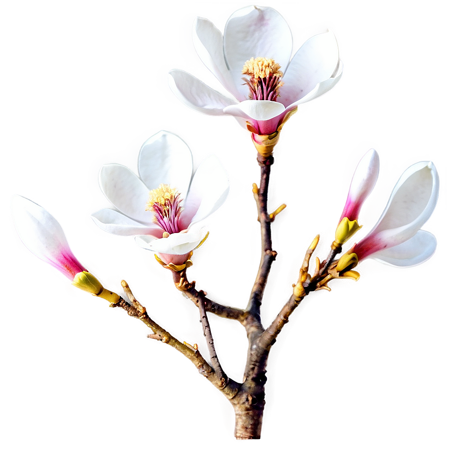 Spring Magnolia Bloom Png 06272024 PNG