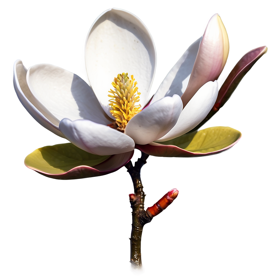 Spring Magnolia Flower Art Png Aex62 PNG